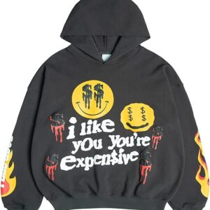 Unisex Oversized Vintage Graphic Printed Hooded Winter Hip Hop Casual Cotton Hoodies