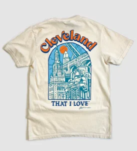 CLEVELAND BOLD BACK GRAPHIC T SHIRT