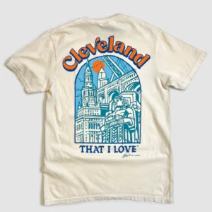 CLEVELAND BOLD BACK GRAPHIC T SHIRT